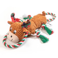 CIOXDYLENC Pet Toy - Tug Rope Moose